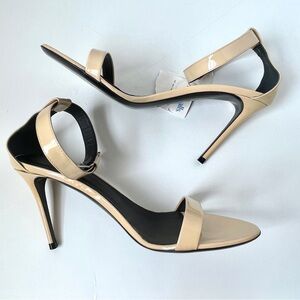 Theory Laisle Beige Strappy Heels
